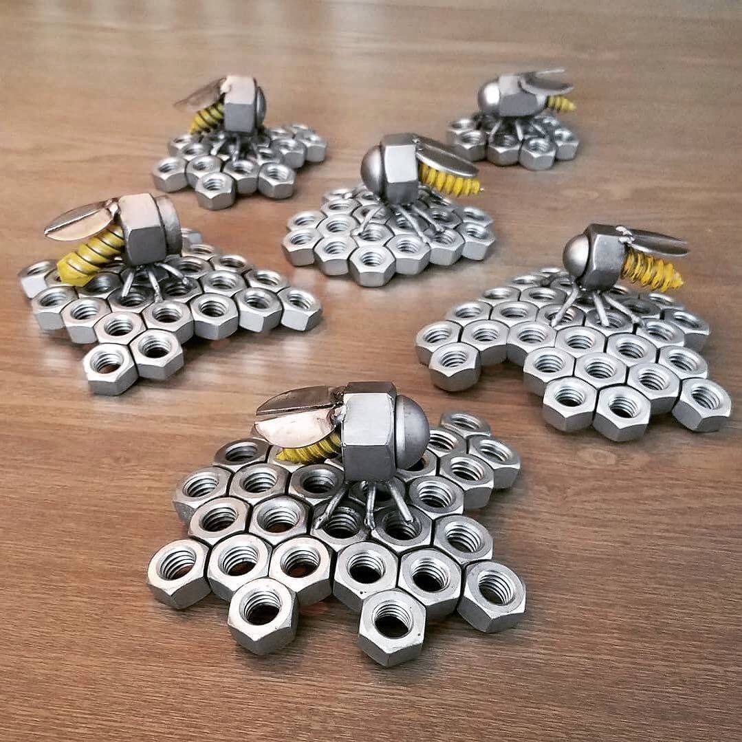 Поделки из гаек