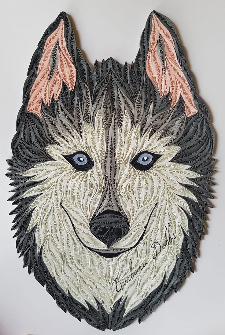 Животные из квиллинга