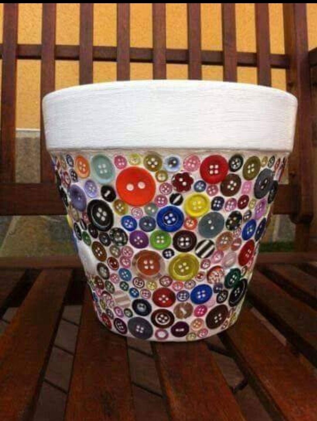 Декор цветочного горшка