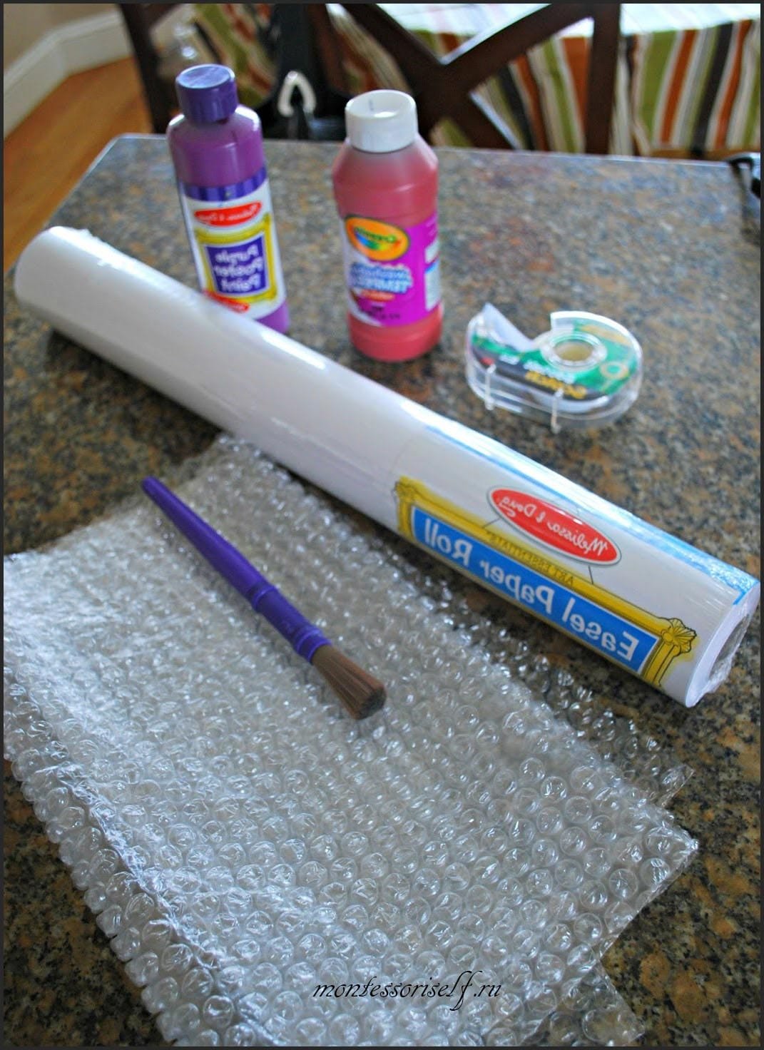 Поделки из пупырчатой пленки