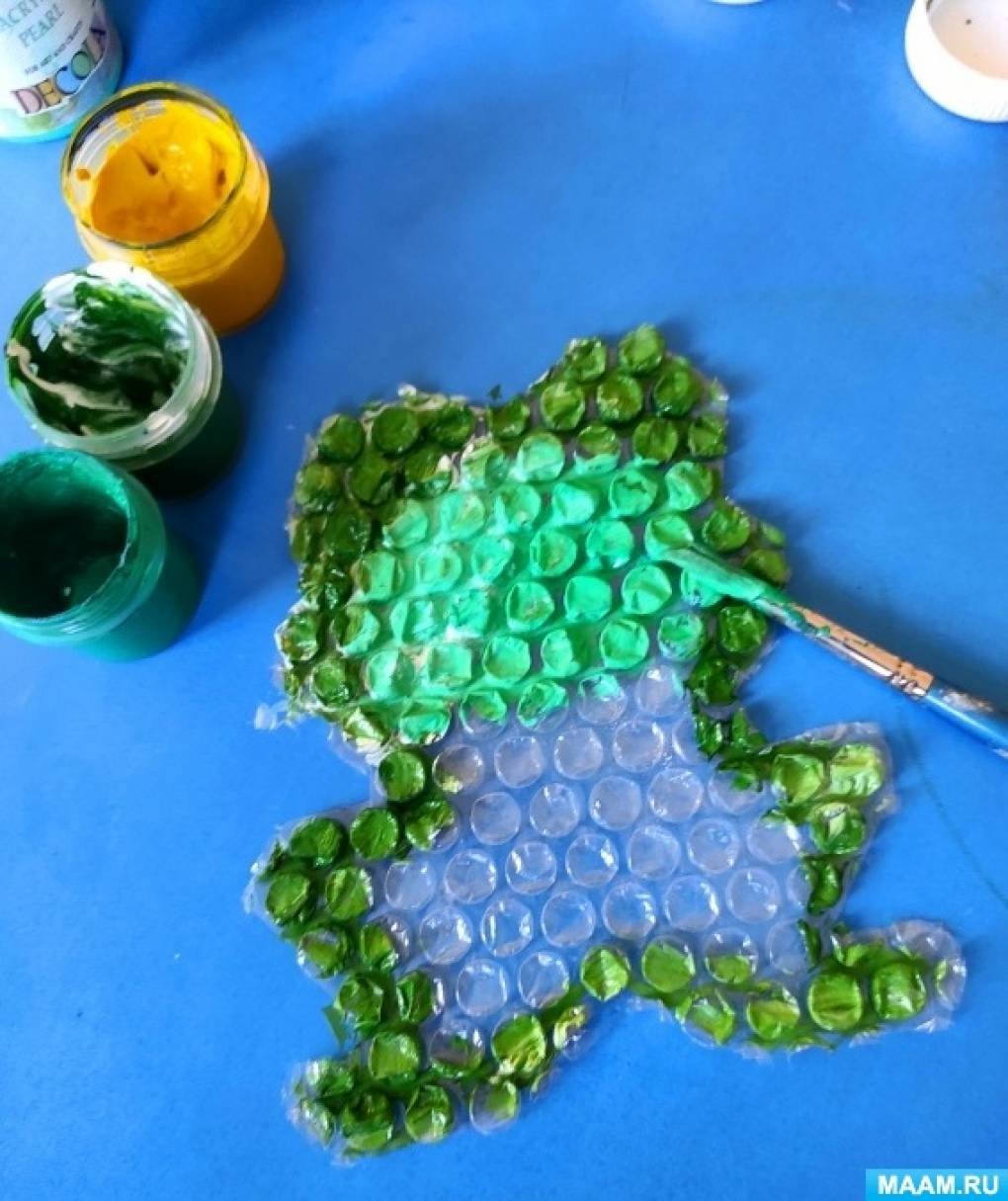 Игры с пупырчатой пленкой для детей