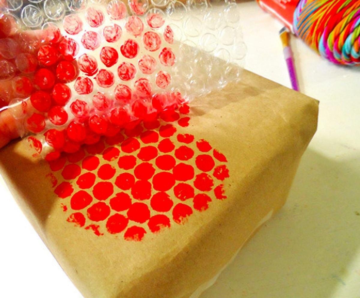 Пузырчатая пленка в поделках