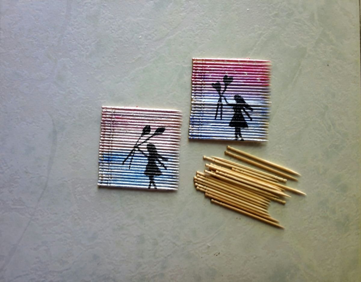 Поделки из зубочисток для детей