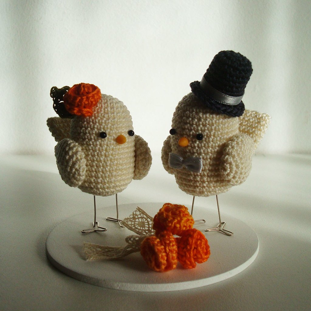 Оригинальные игрушки крючком