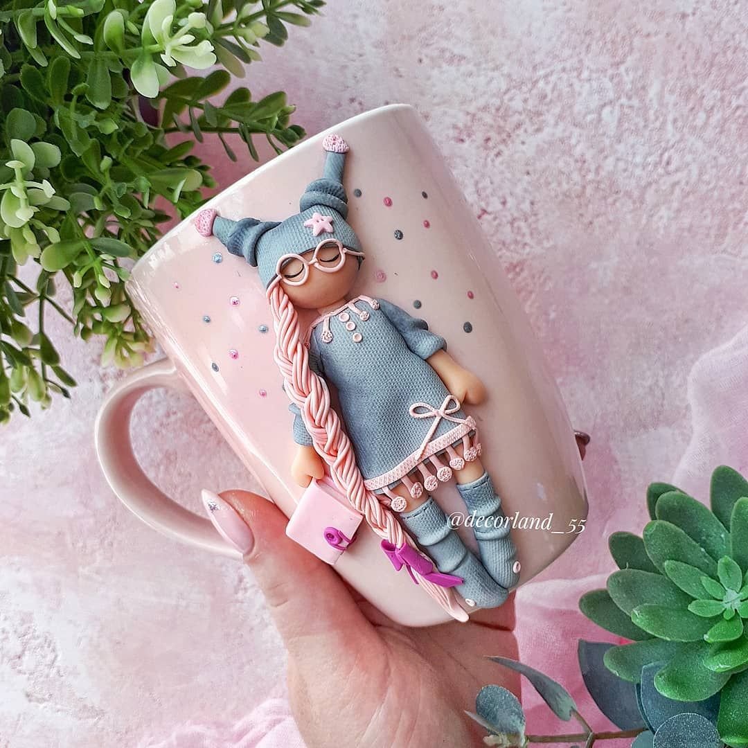 Кружки из полимерной глины