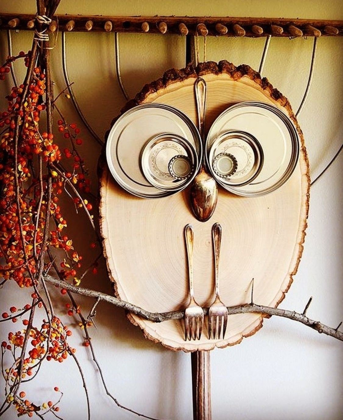 Декор из спилов дерева