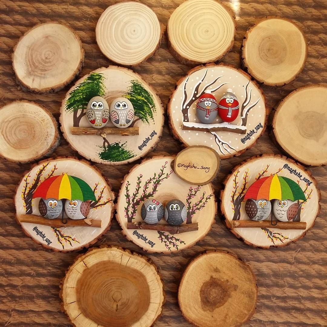 Сувениры на спиле дерева своими