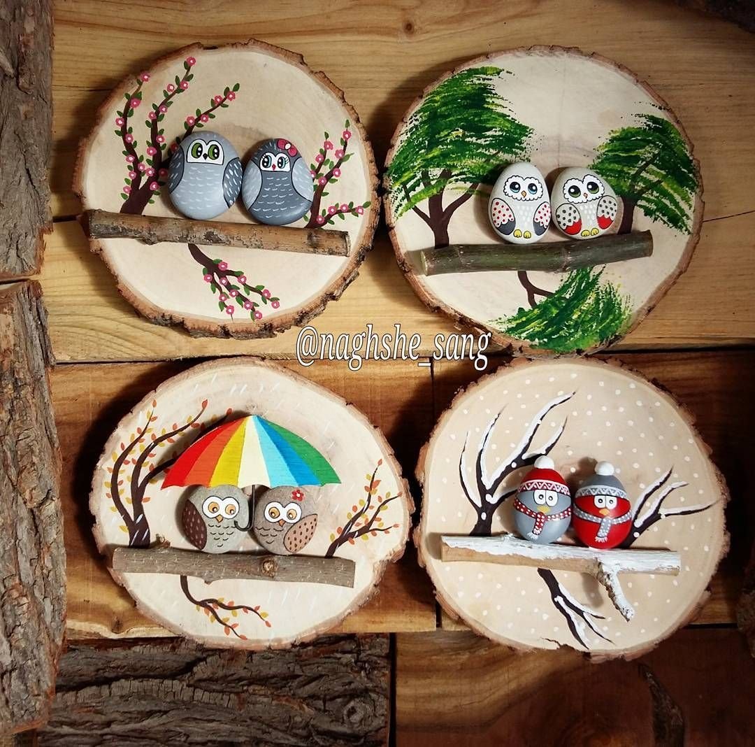 Поделки на спиле дерева для детей