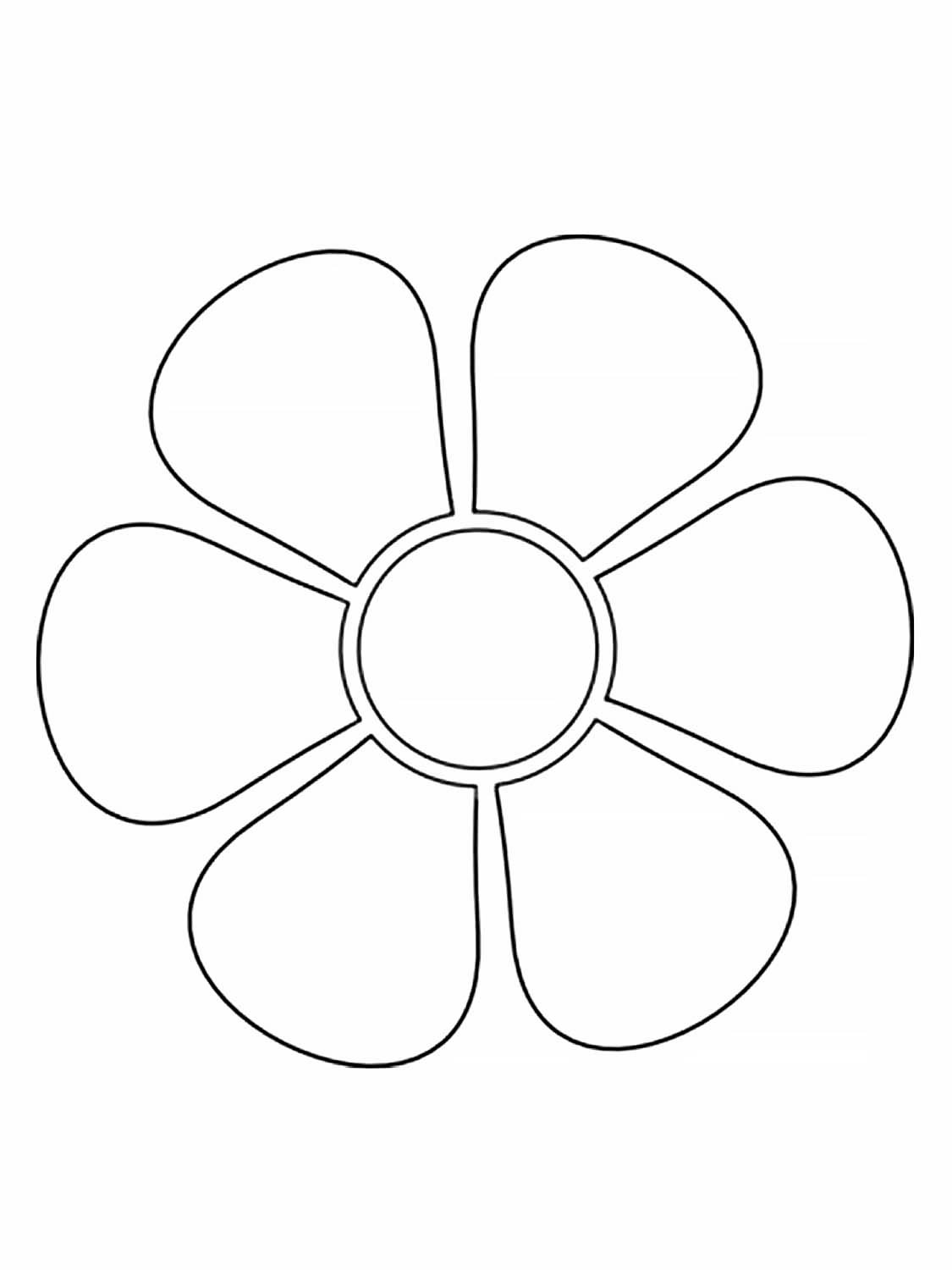 Трафарет ромашки для вырезания из бумаги