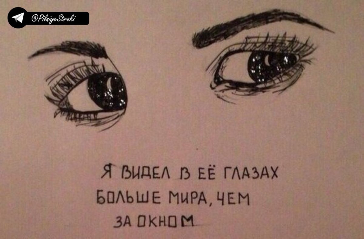 Рисунок глаза с надписями