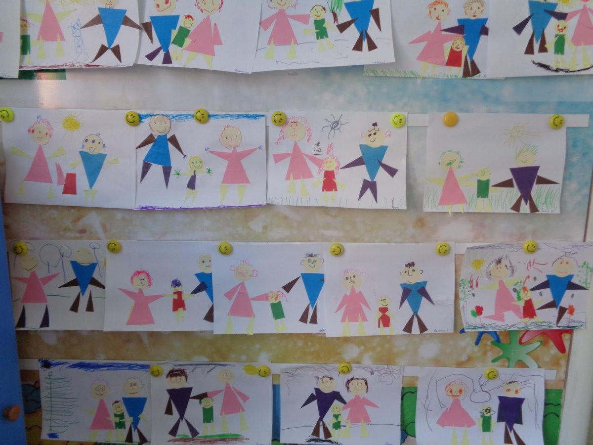 Рисование в средней группе на тему моя семья