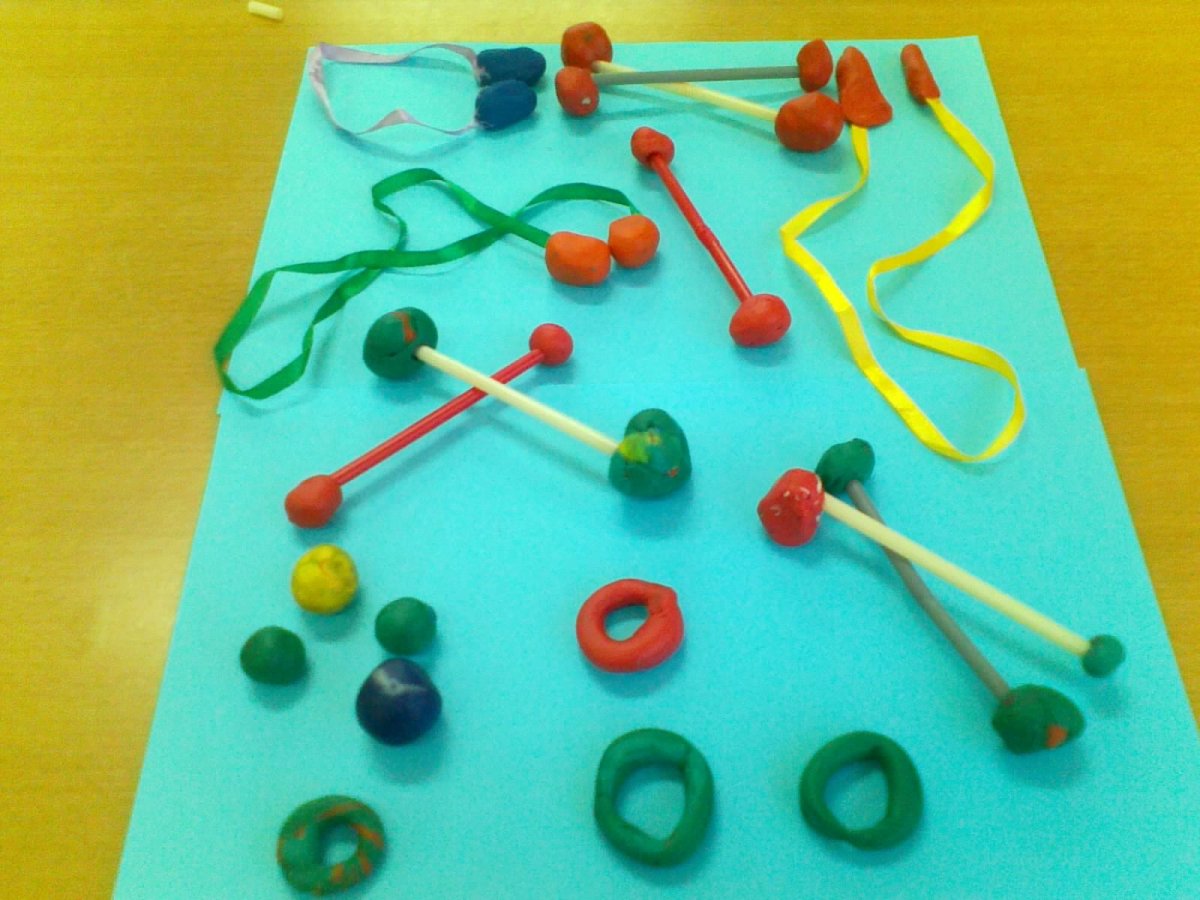 Лепка на тему спорт в средней группе