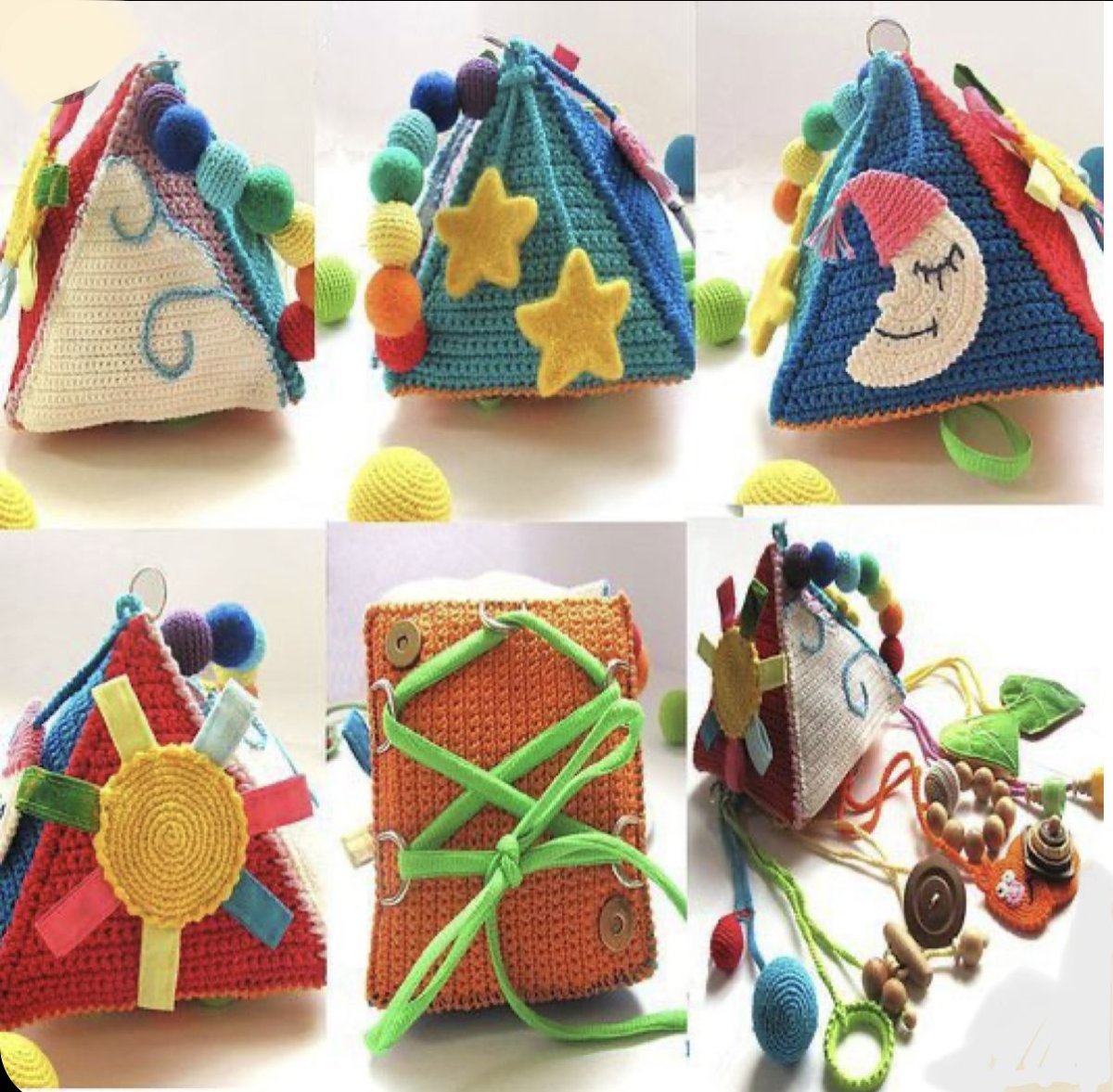 Игрушка развивашка крючком