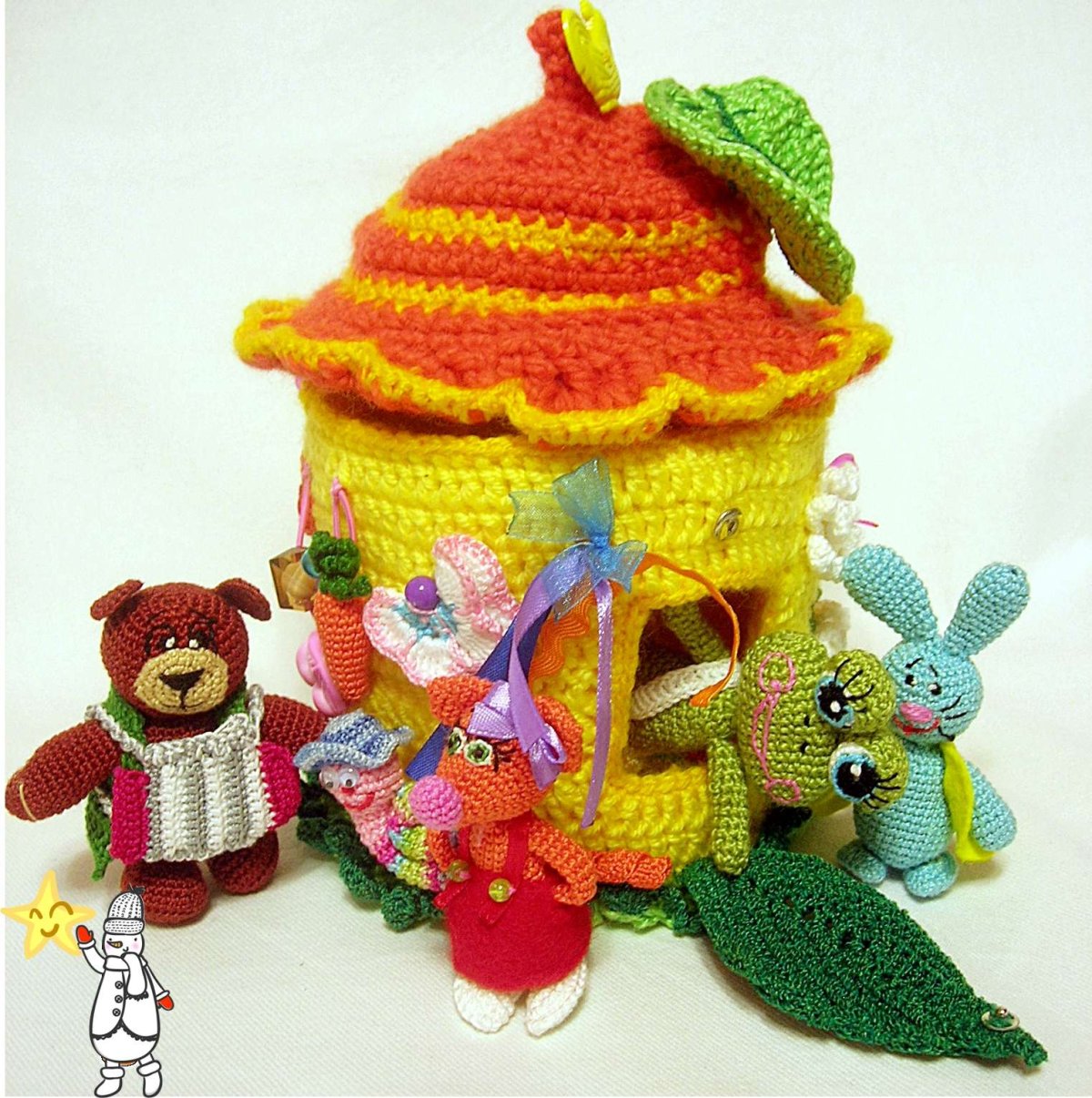 Вязаные развивающие игрушки