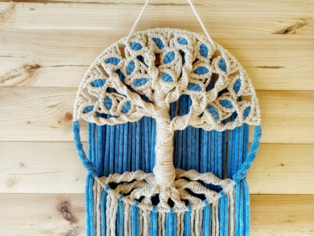 Дерево из макраме