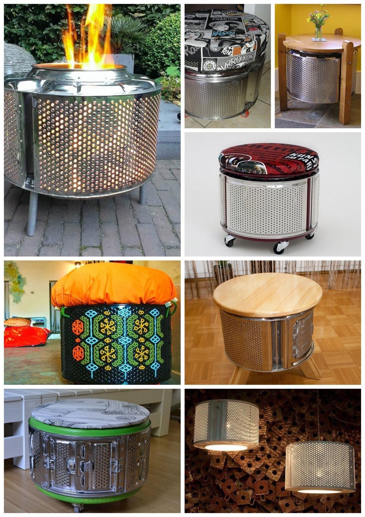 Печь из барабана от стиральной машины