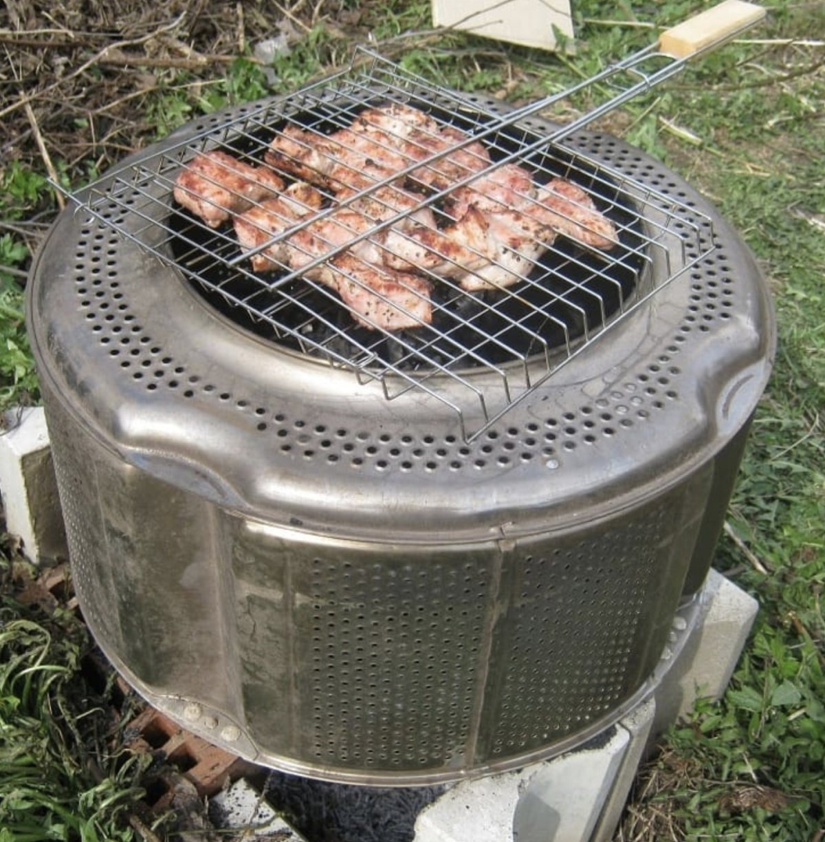 Коптильня из стиральной машины автомат