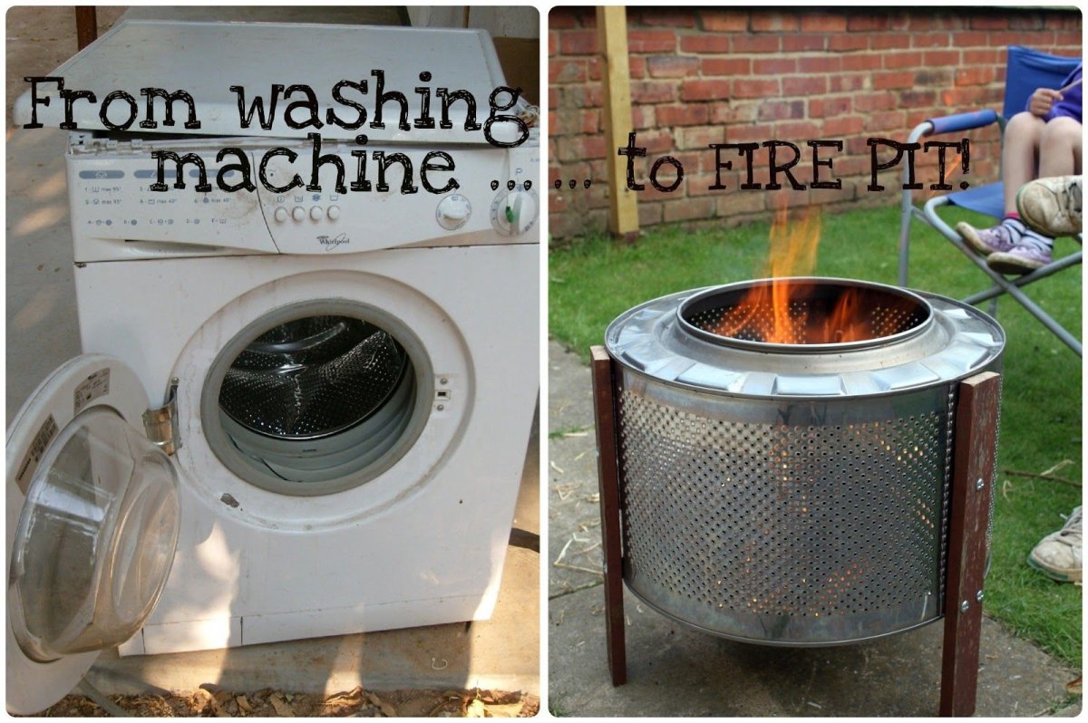 Печка из барабана стиральной машины