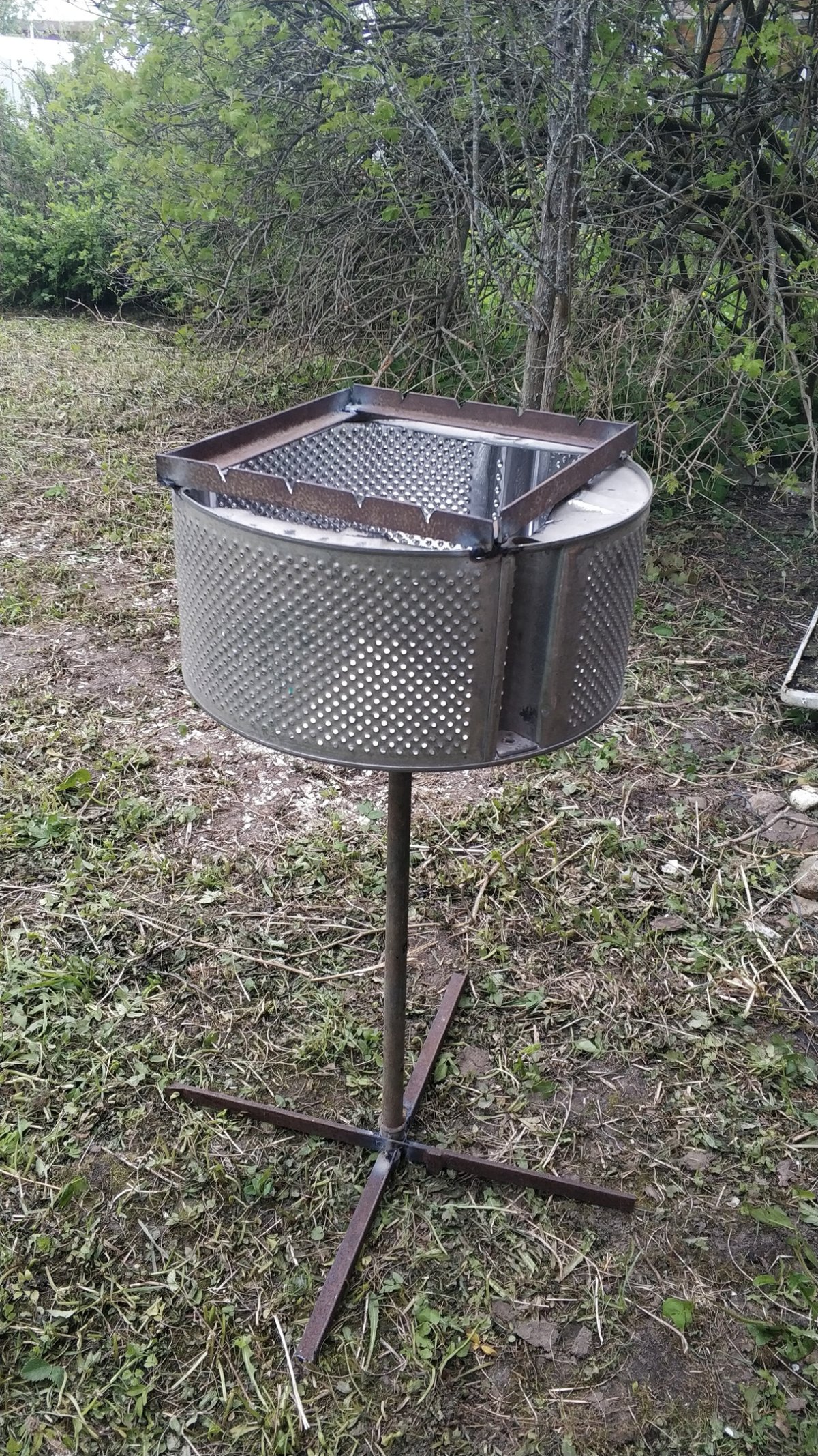 Мангалы из барабанов стиральных машин