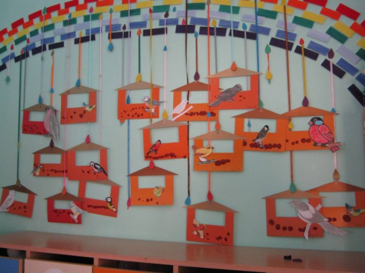 Конструирование птицы в младшей группе