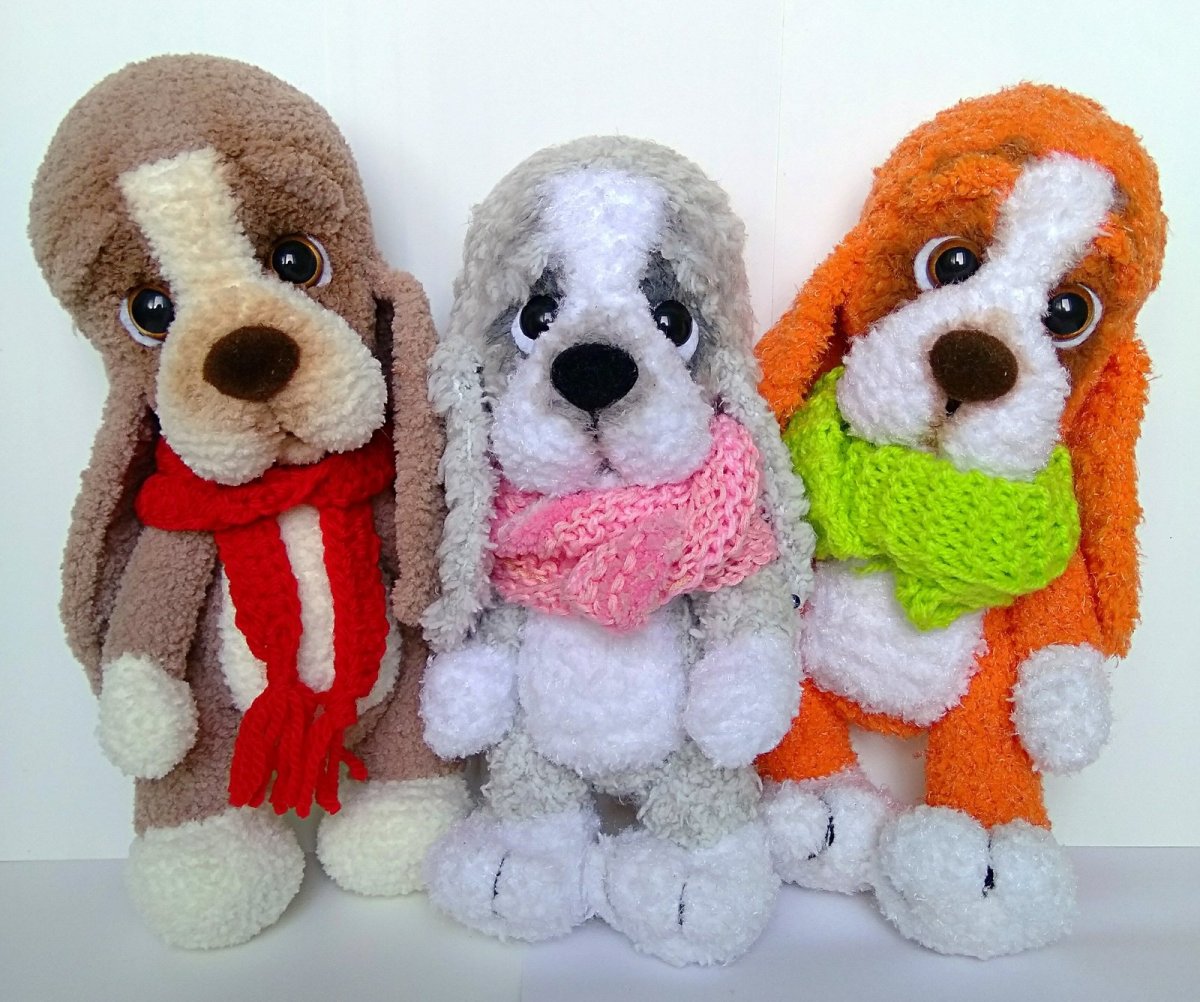 Вязаная собачка Элвис