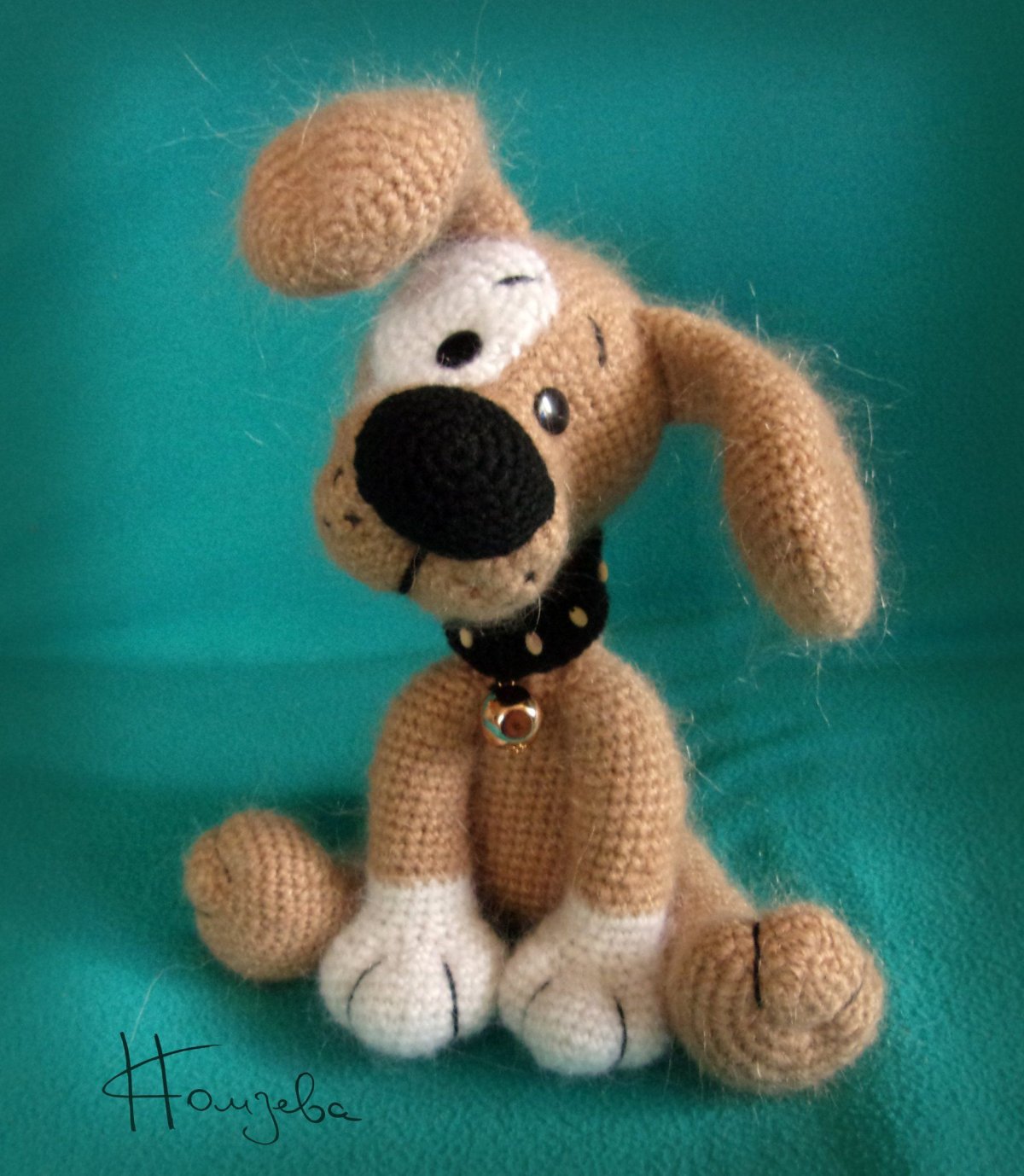Вязаная собачка