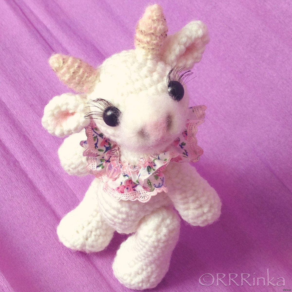 Вязаные козочки игрушки