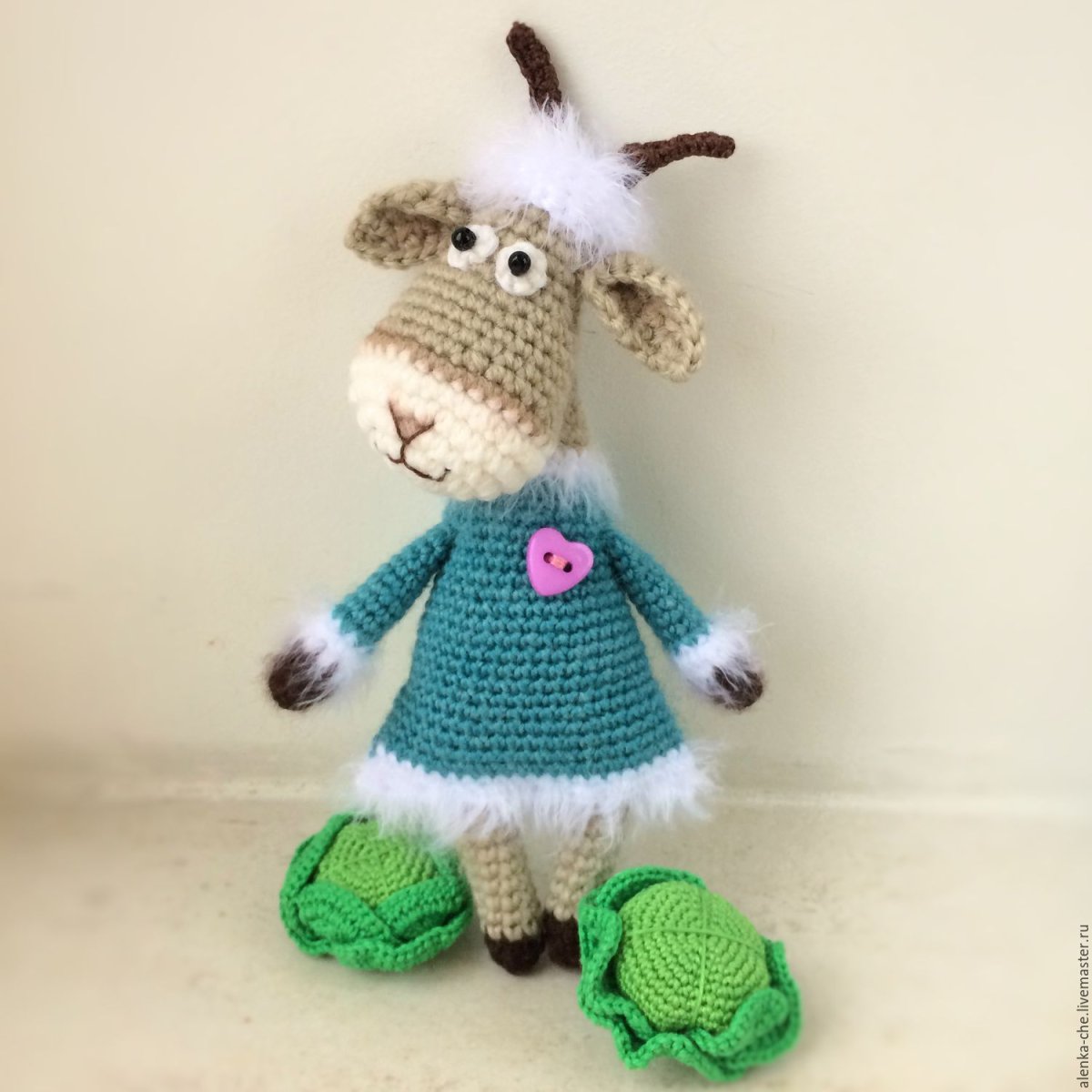Вязаные козлята крючком