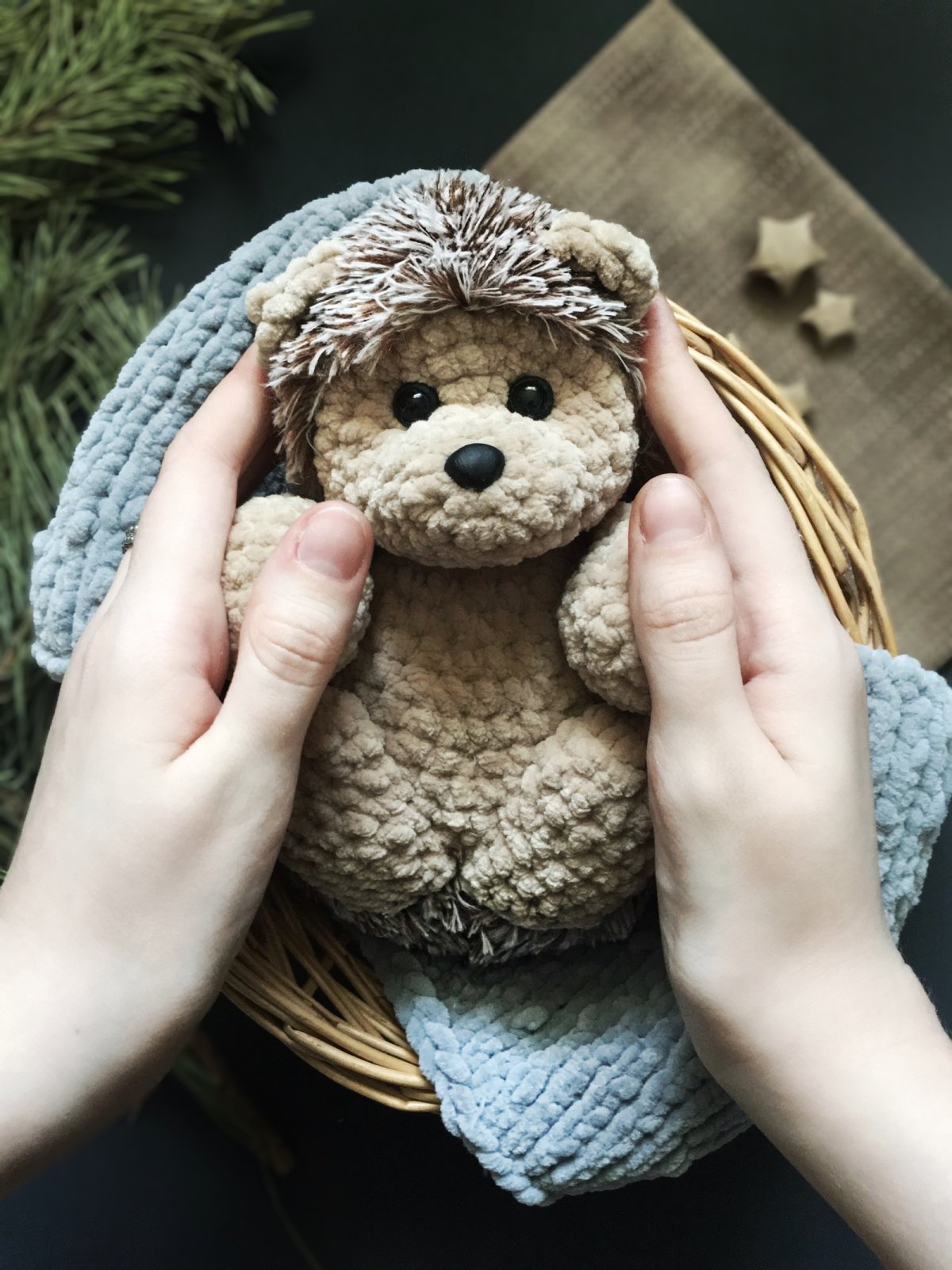 Игрушки из плюшевой пряжи