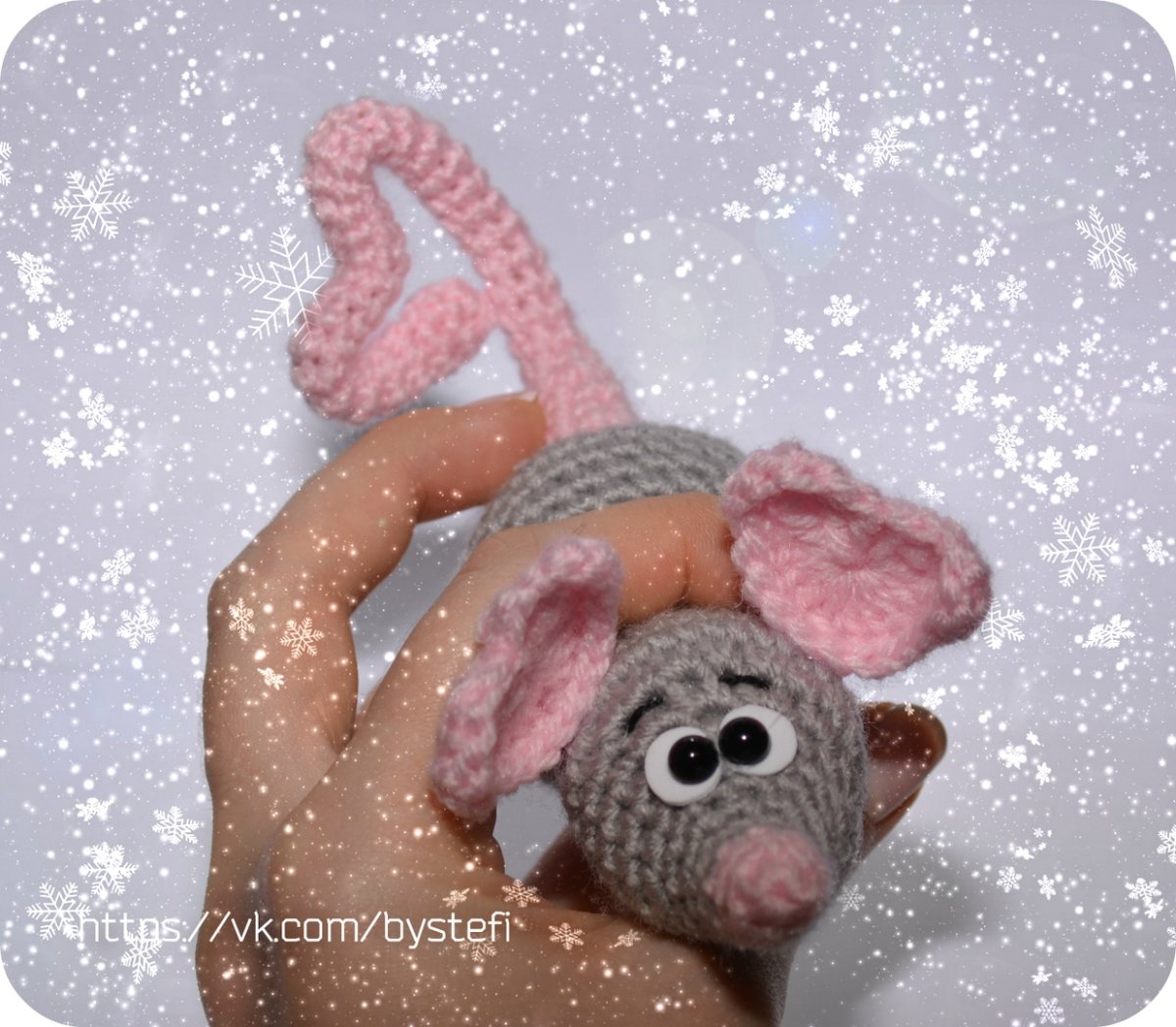 Крысик пухлик крючком мастер класс