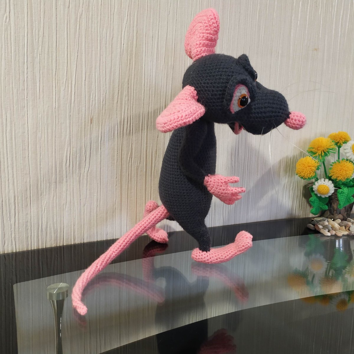 Амигуруми крыса Рататуй