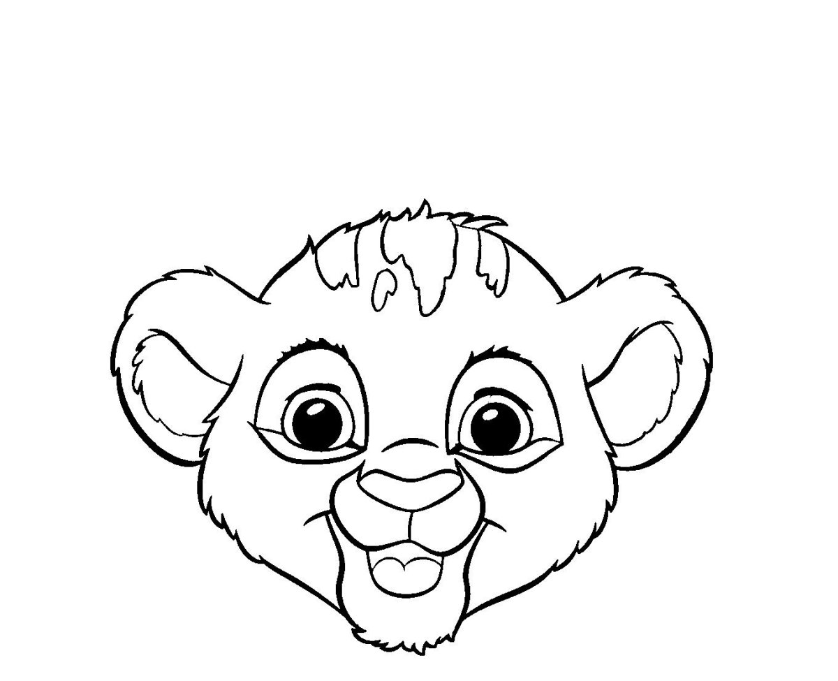 Мордочка Льва для поделки