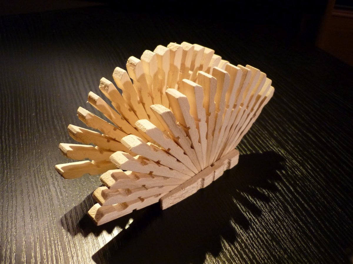 Деревянные прищепки поделки