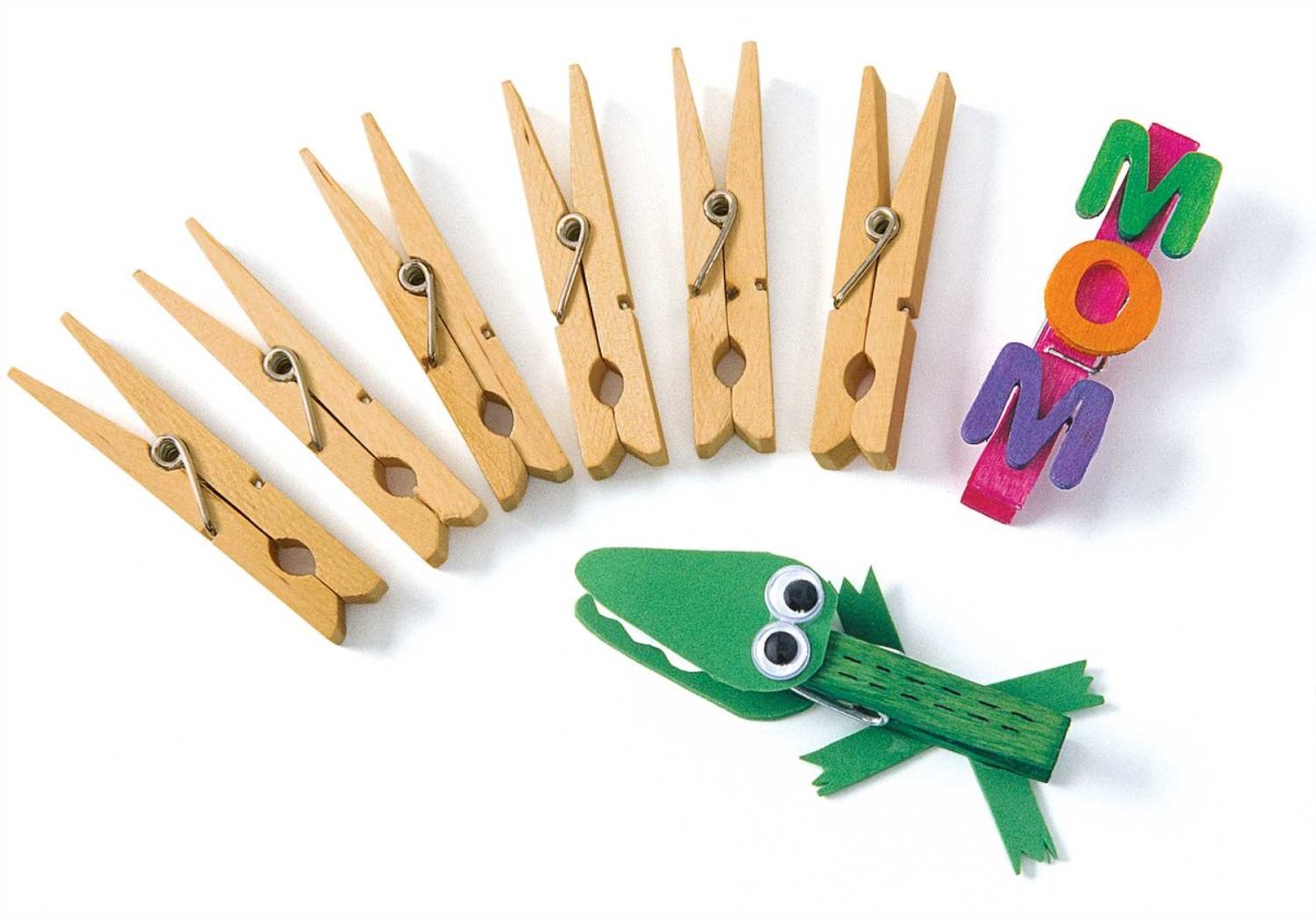 Фигуры из прищепок