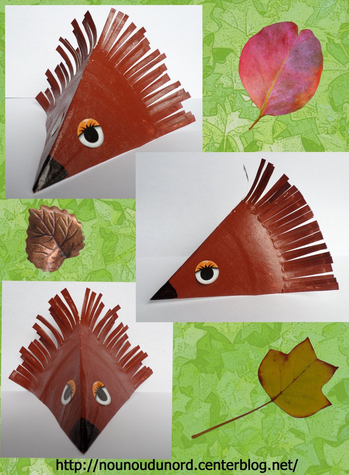 Ежик из бумаги