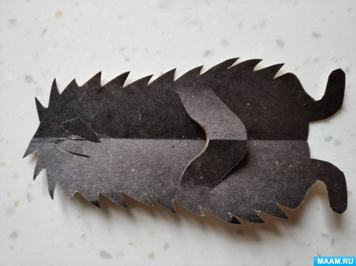 Ежик из листового металла