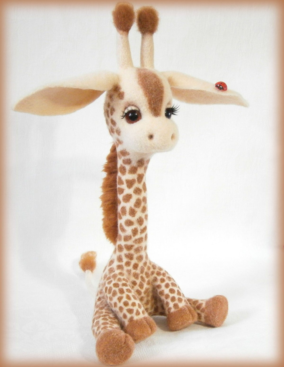 Валяние жирафа из шерсти