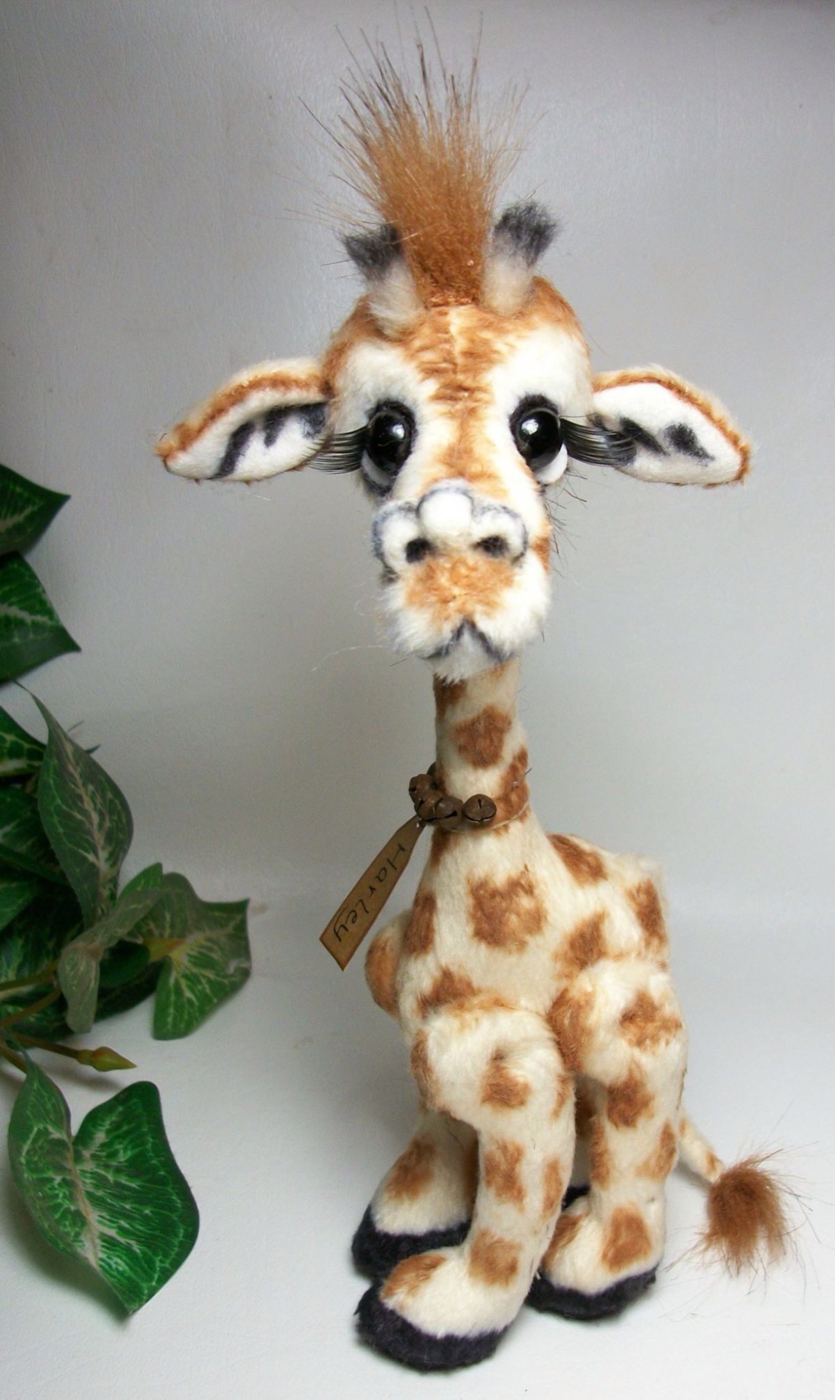 Валяние жирафа из шерсти