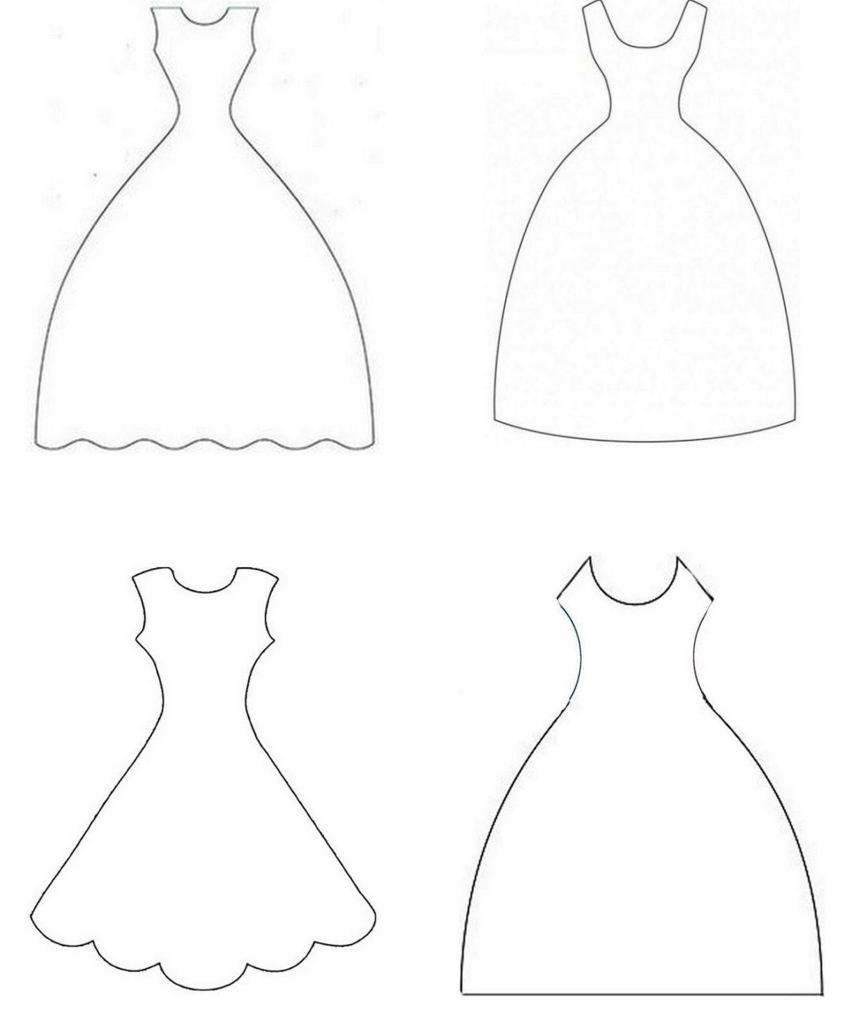 Макет платья