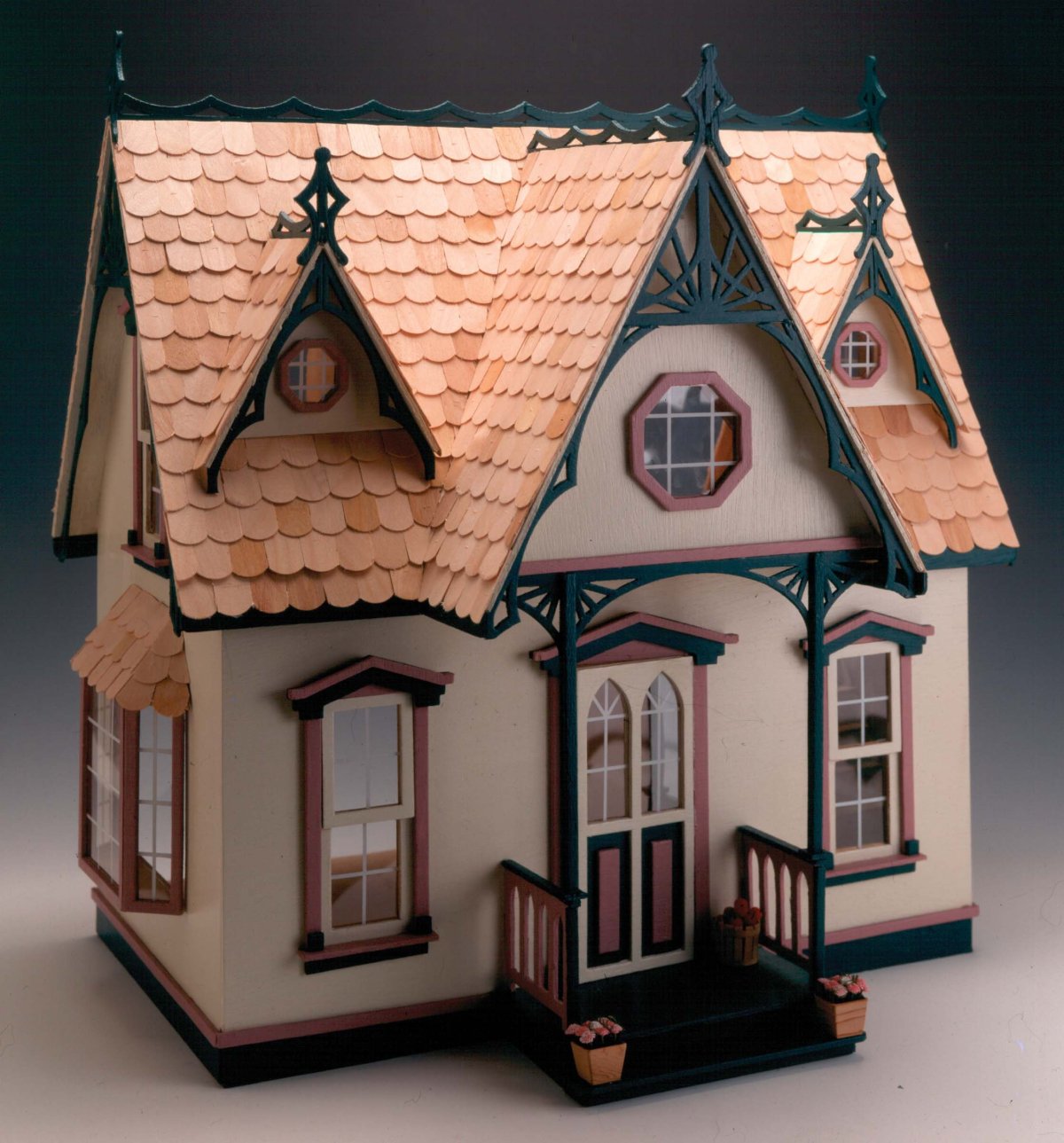 Миниатюрные деревянные домики