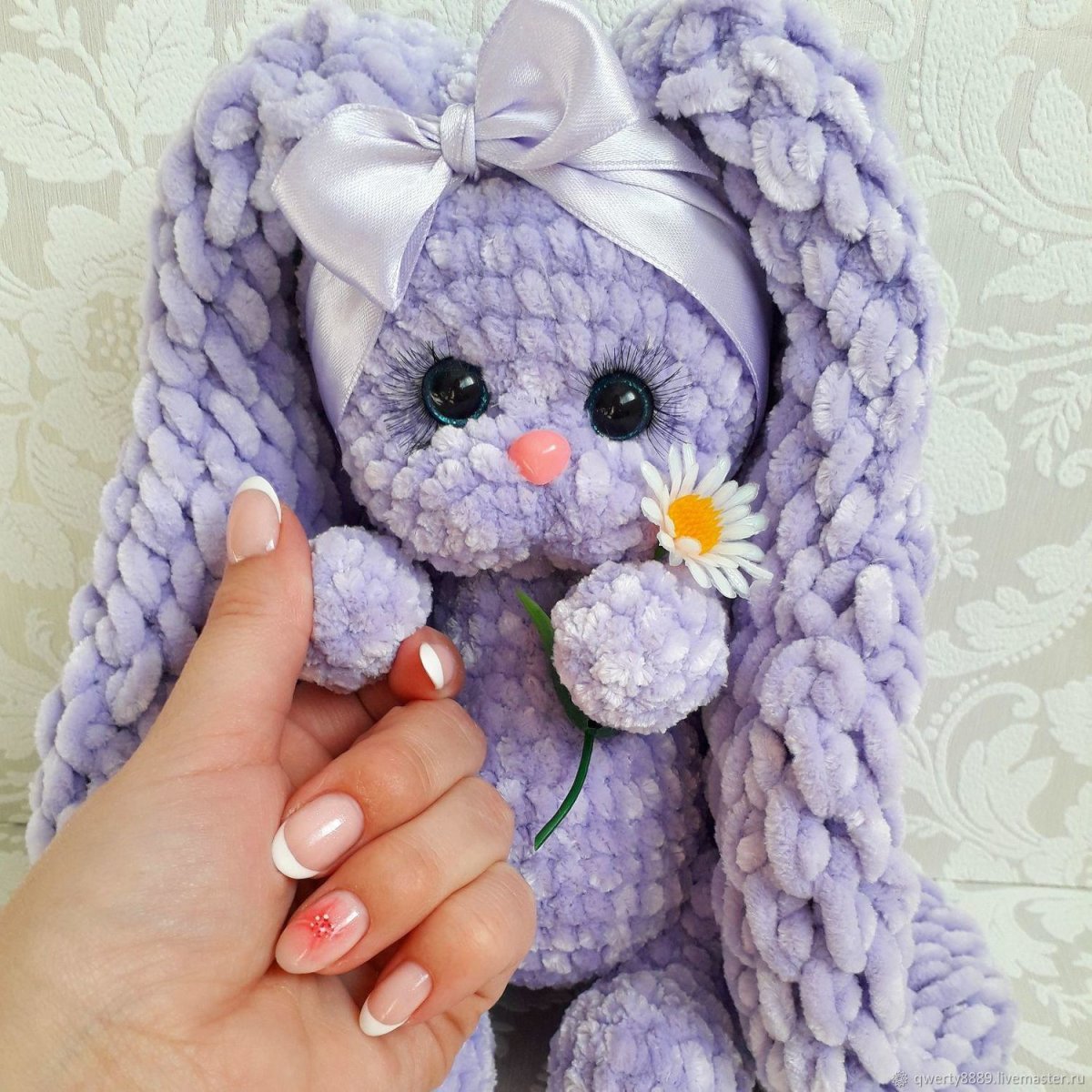 Игрушки из плюшевой пряжи крючком