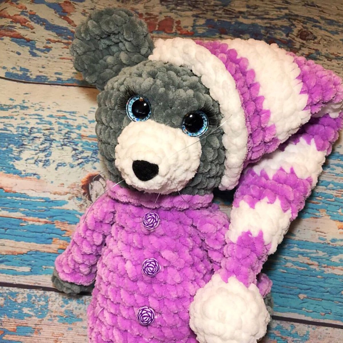 Плюшевая пряжа