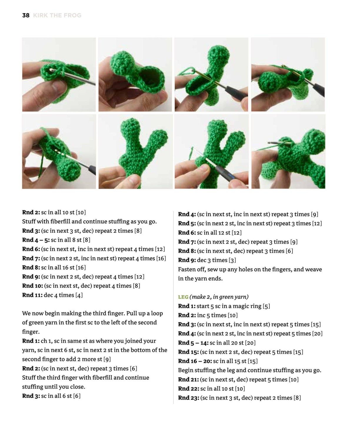 Лягушка амигуруми схема