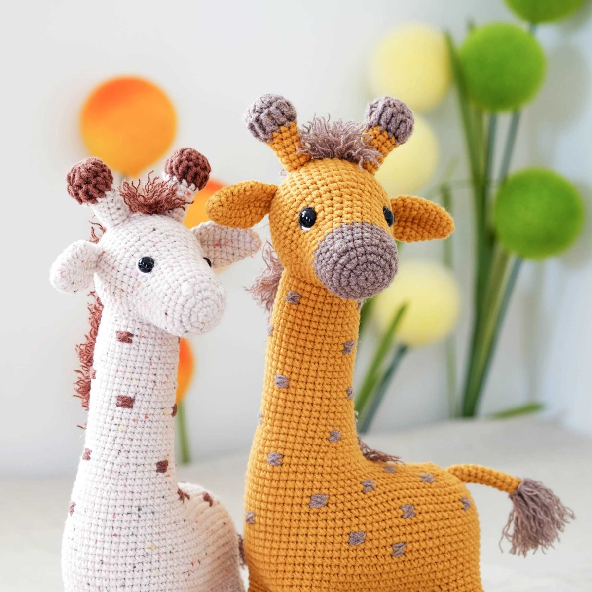 Жираф амигуруми крючком