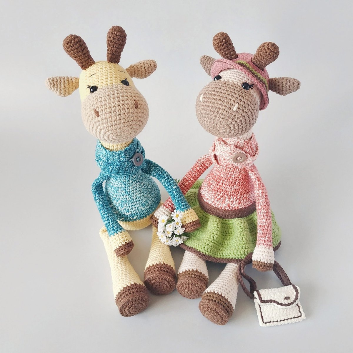 Жираф амигуруми МК