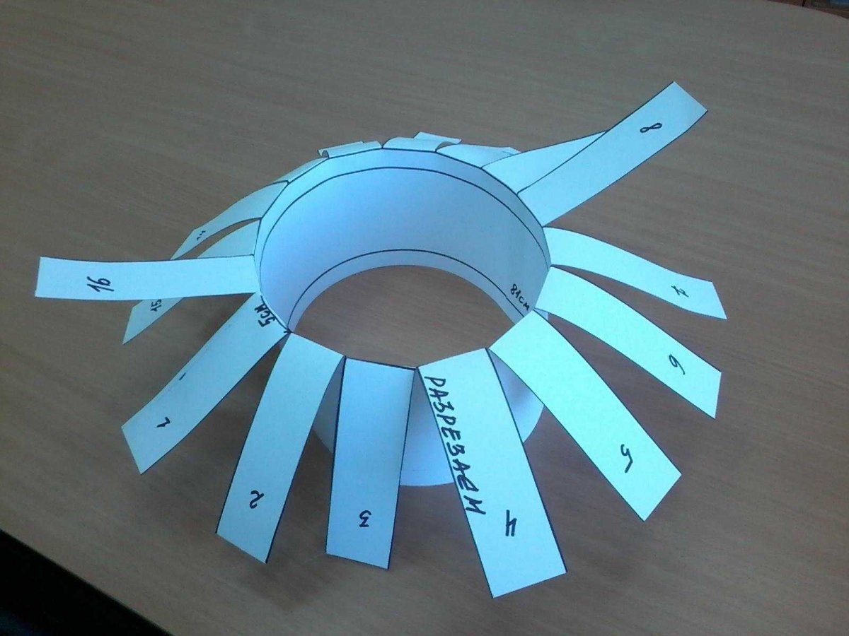 Юрта поделка из бумаги