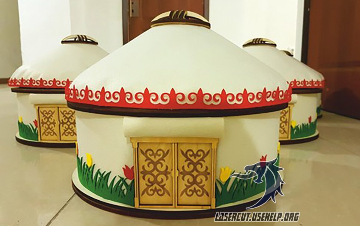 Юрта своими руками поделки в школу