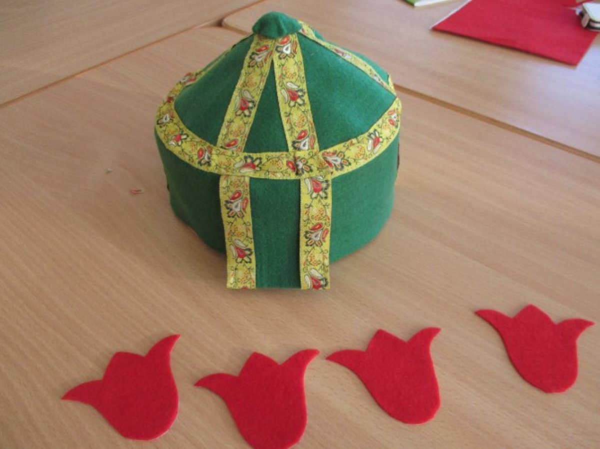 Юрта из бумаги