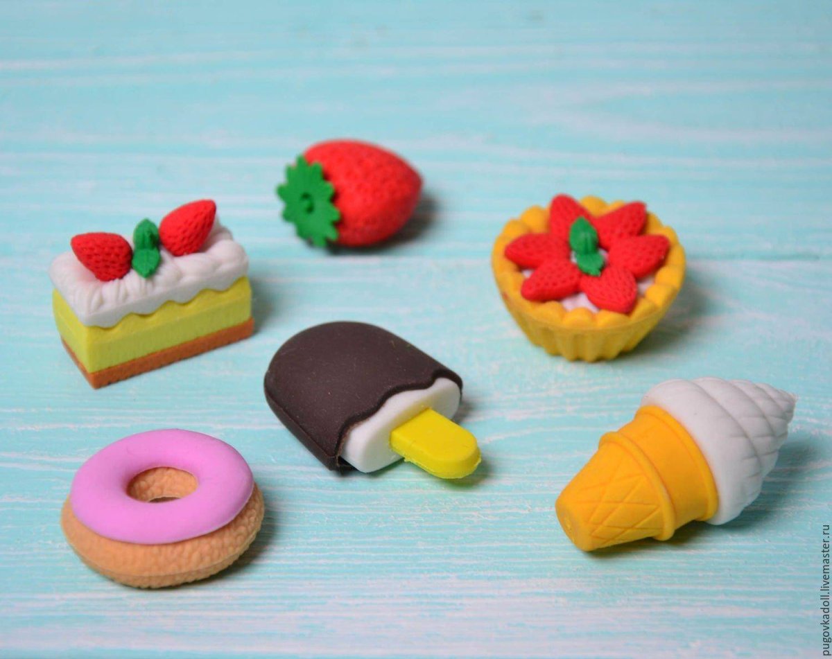 Сладости из пластилина для детей