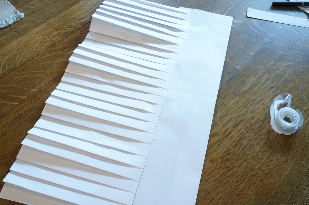 Поварской колпак детский из бумаги